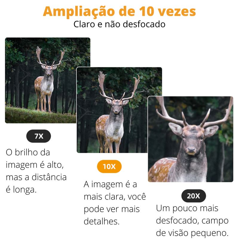 Binóculos Profissional HD 100x22 | 30.000M & Visão Noturna FLT092